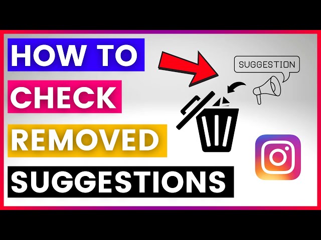 Video thumbnail for How To Check Removed Suggestions On Instagram? [in 2025]