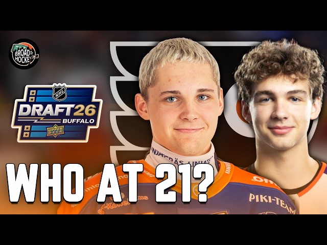 Video thumbnail for Who Will the Flyers Take at 21? Reacting to NHL Mock Drafts