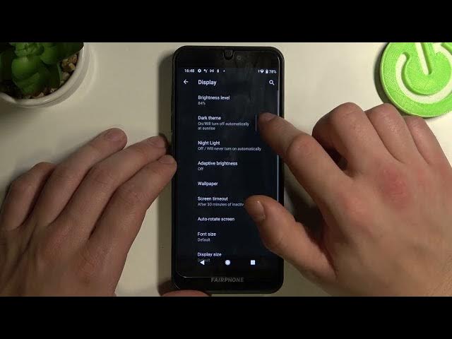 Video thumbnail for How to Find Display Settings on Fairphone 3 – Manage Display Settings