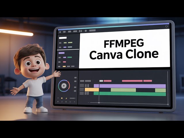 Video thumbnail for Build a Next.js Canva Clone Browser Video Editor With FFMPEG WASM + WebRTC Screen Recorder in TS
