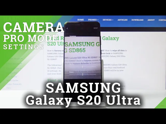 Video thumbnail for How to Enter Camera Pro Mode in SAMSUNG S20 Ultra – Advanced Camera Mode