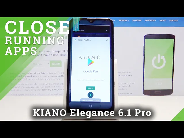 Video thumbnail for How to Turn Off Running Apps in KIANO Elegance 6.1 Pro - Stop Open Apps