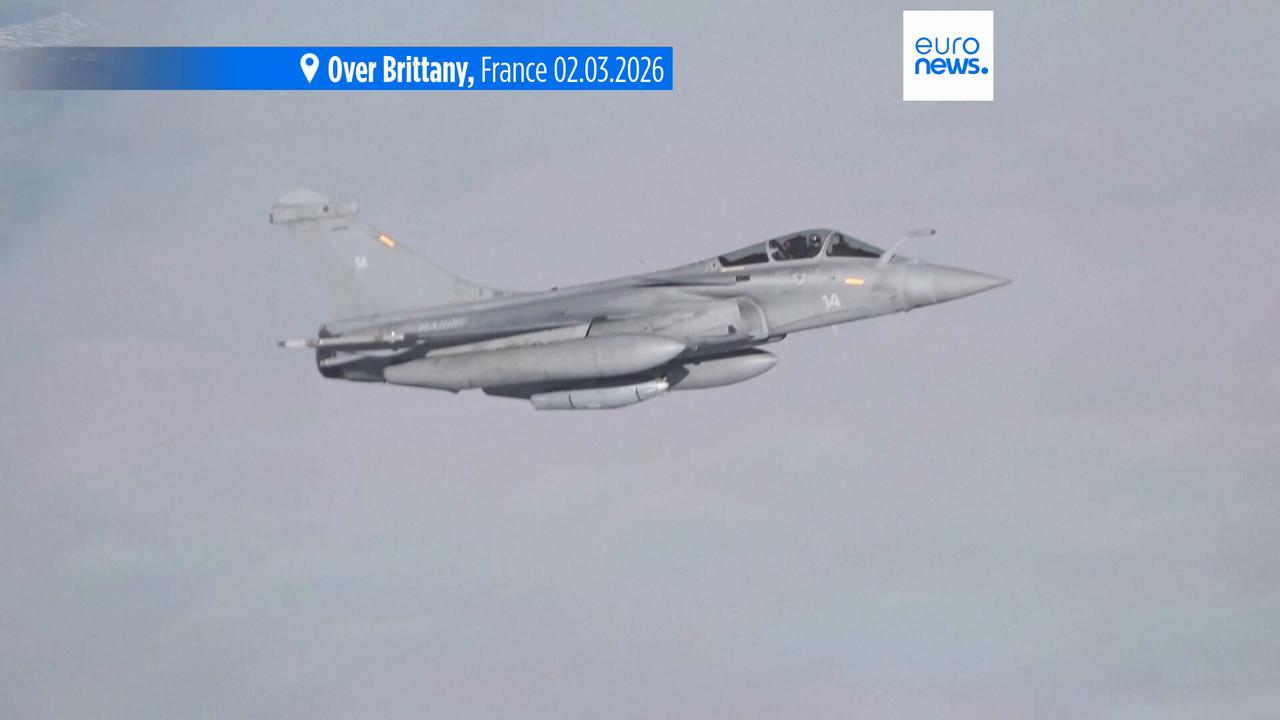 Video thumbnail for Macron orders nuclear warhead increase and unveils 'forward deterrence' plan for Europe