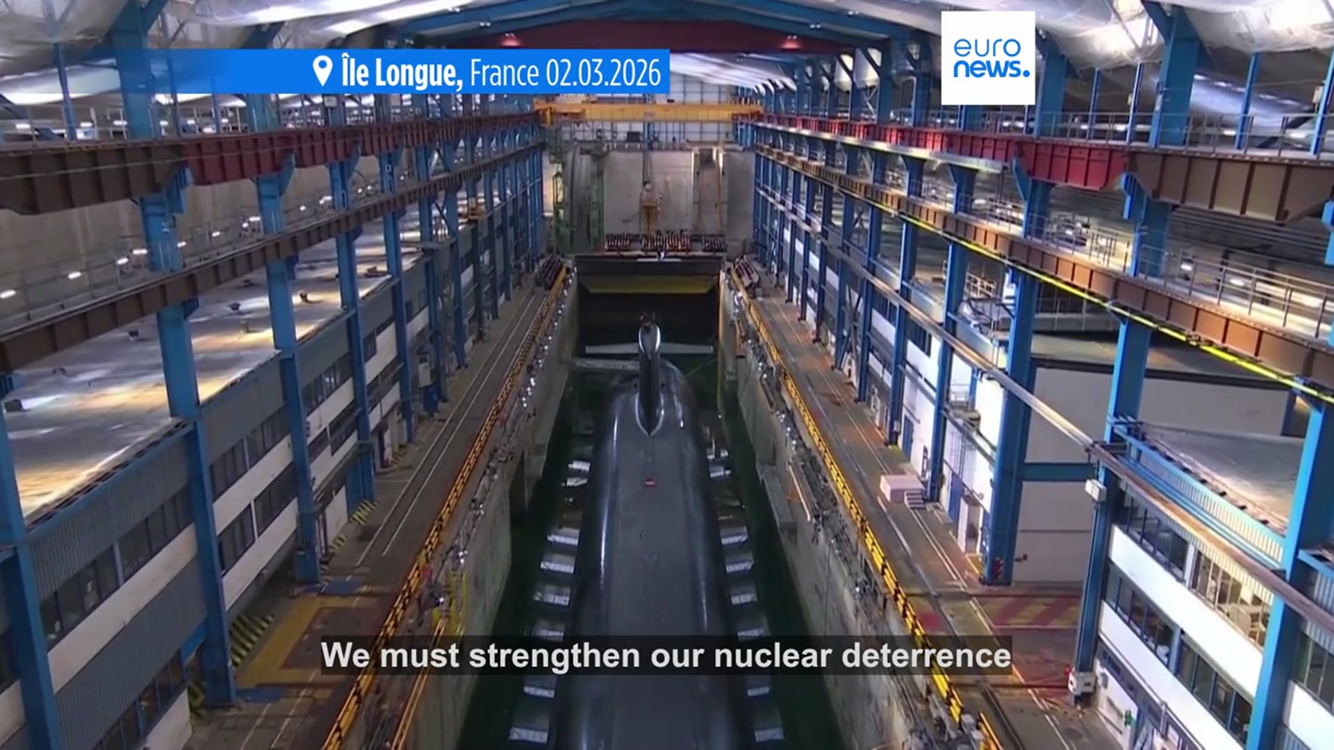 Video thumbnail for Macron orders nuclear warhead increase and unveils 'forward deterrence' plan for Europe