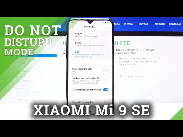 Video thumbnail for How to Activate DND Mode in XIAOMI MI 9 SE – Silent Preferences