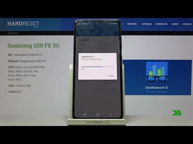 Video thumbnail for Samsung Galaxy S20 FE 5G - Geekbench 5 OpenCL GPU