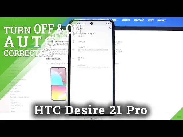 'Video thumbnail for Keyboard Features and Auto-Correction Option - HTC Desire 21 Pro'