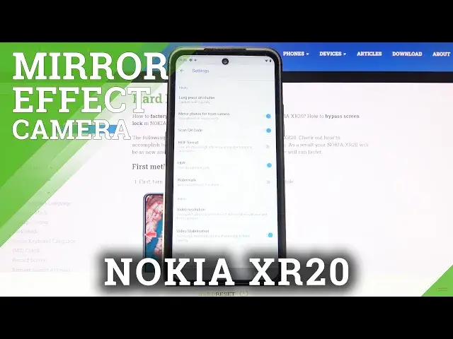 Video thumbnail for How to Turn On/ Off Camera Mirror Effect on Nokia XR20