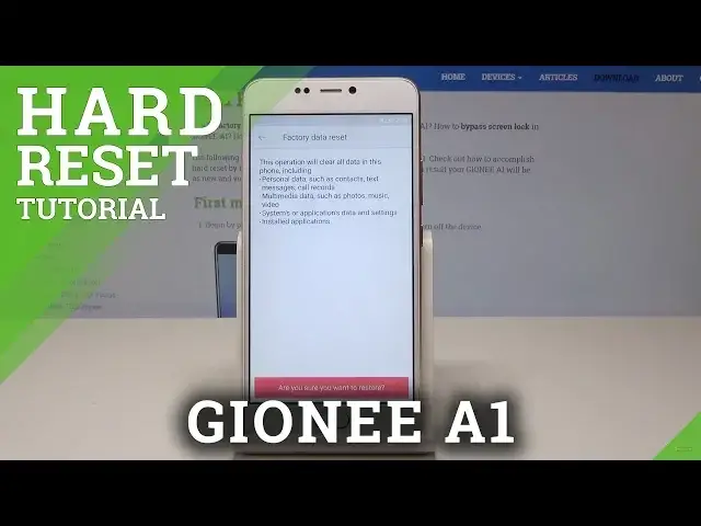 Video thumbnail for Hard Reset GIONEE A1 - Restore Defaults / Wipe Data