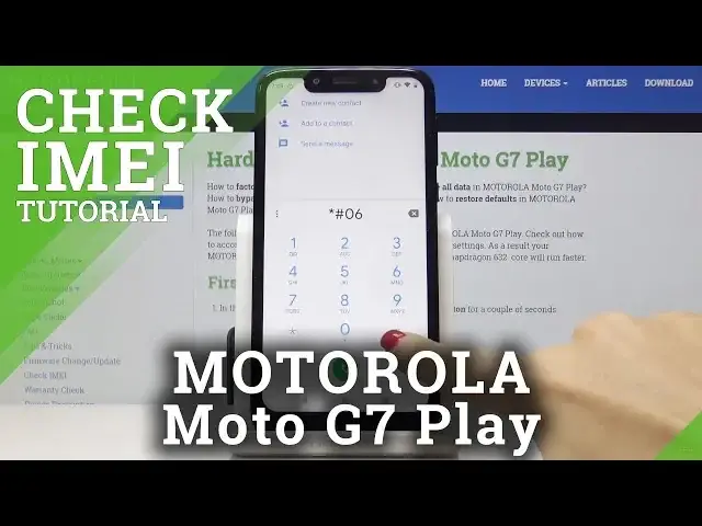 'Video thumbnail for How to Locate IMEI Number in MOTOROLA Moto G7 Play - IMEI & SN Status'