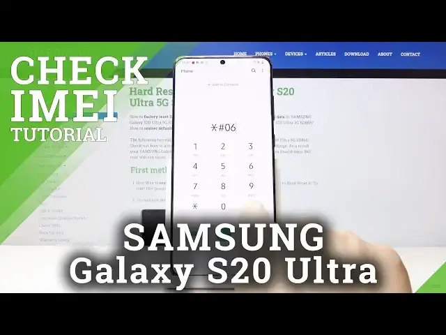 'Video thumbnail for How to Locate IMEI & SN in SAMSUNG Galaxy S20 Ultra – Find IMEI & Serial Number'