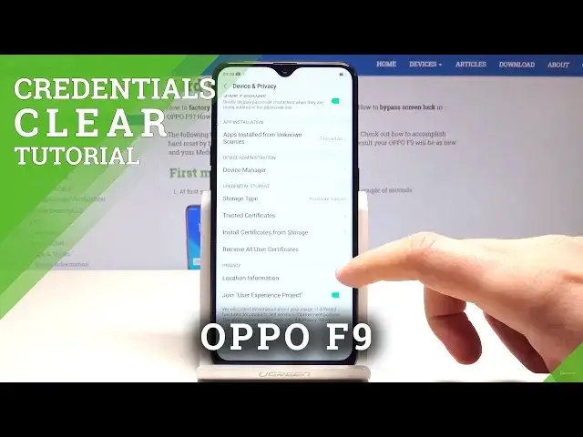 Video thumbnail for How to Clear Credentials in OPPO F9 - Delete Certificates