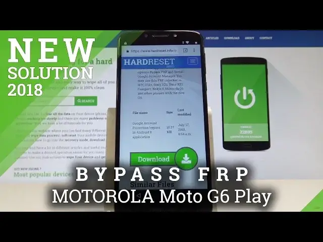 Video thumbnail for How to Bypass Google Verification on MOTOROLA Moto G6 Play - Unlock FRP Android 8