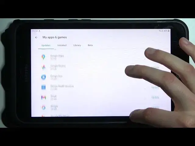 'Video thumbnail for How to Update Apps on SAMSUNG Galaxy Tab Active2– Update Apps via Google Play Store'