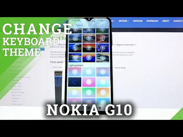 Video thumbnail for How to Change Keyboard Theme on  NOKIA G10 - Keyboard Theme