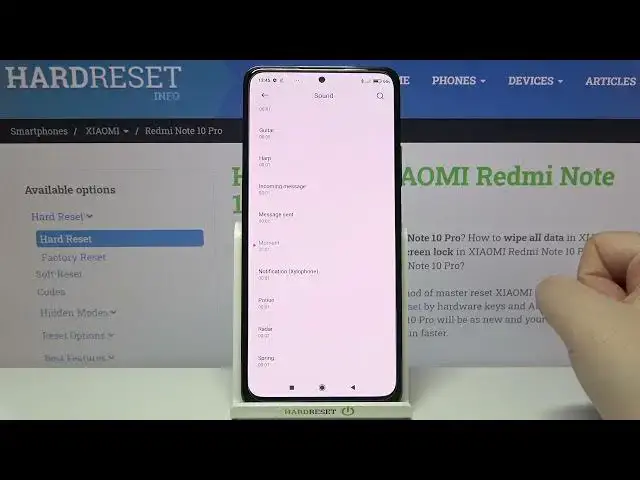 'Video thumbnail for How to Switch Voicemail Notification Sound in XIAOMI Redmi Note 10 Pro – Adjust Notification Sound'