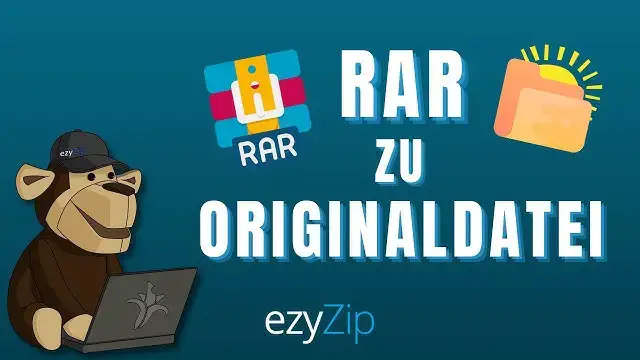 'Video thumbnail for So konvertieren Sie Rar in eine Originaldatei (Einfache Anleitung)'