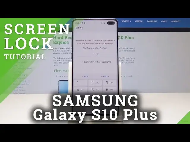 Video thumbnail for How to Add a Lockscreen in Samsung Galaxy S10 Plus – Set Up PIN Code / Pattern