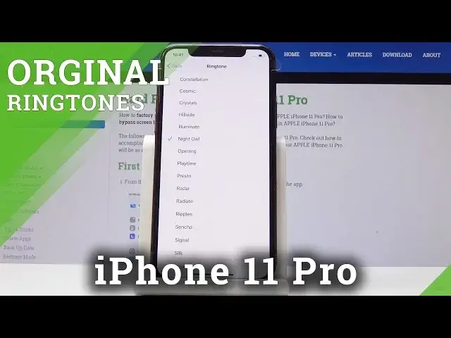 'Video thumbnail for How to Change Ringtone in iPhone 11 Pro - Ringtone List'
