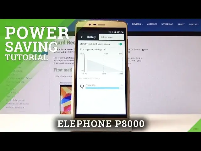 'Video thumbnail for Power Saving Mode in ELEPHONE P8000 - Enable Battery Saver'