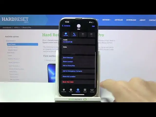 'Video thumbnail for How to Block Number on iPhone 13 Pro - Block Unwanted Contact in APPLE'