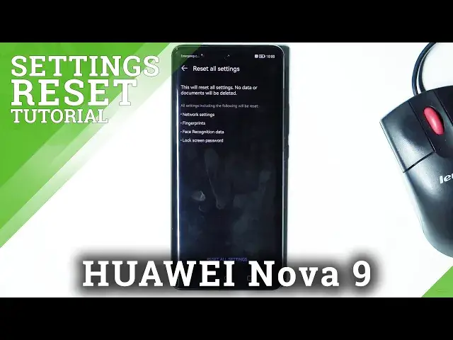 Video thumbnail for How to Reset All Settings on HUAWEI Nova 9 – Restore Settings Defaults