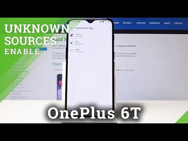 Video thumbnail for How to Enable Unknown Sources in OnePlus 6T - App Installation