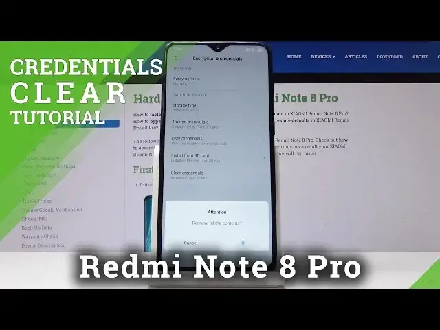 'Video thumbnail for How to Erase All Licenses in Xiaomi Redmi Note 8 Pro - Clear Credentials'