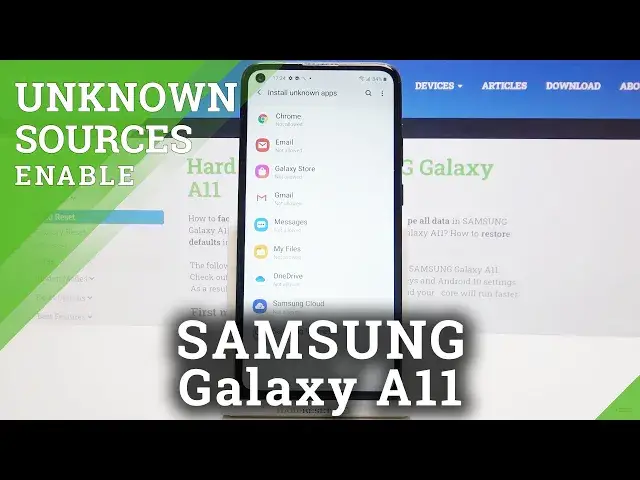 'Video thumbnail for How to Allow Unknown Sources on SAMSUNG Galaxy A11 – Install and Download Apps From Unknown Sources'