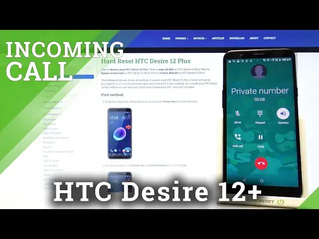 'Video thumbnail for HTC Desire 12+ - Presentation of Incoming Call & Settings'