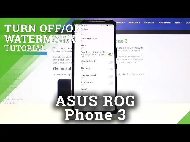 Video thumbnail for How to Manage Camera Watermark in ASUS ROG Phone 3 – Find Watermark Options