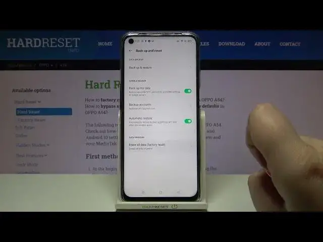 'Video thumbnail for How to Reset Network Preferences in OPPO A54 – Restore Network Preferences'