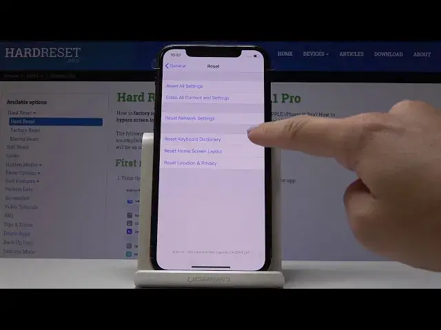 'Video thumbnail for How to Reset Dictionary in iPhone 11 Pro - Restore Keyboard'