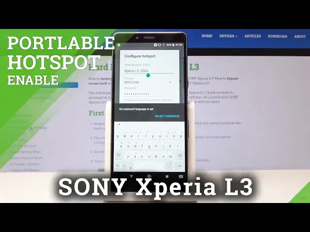Video thumbnail for How to Create Portable Hotspot in SONY Xperia L3 - Share Wi-Fi Hotspot