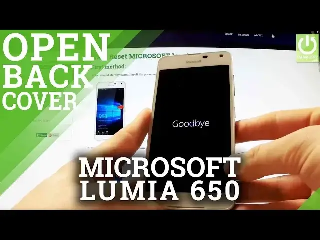 'Video thumbnail for MICROSOFT Lumia 650 - How to open the Back Cover and remove the Battery'