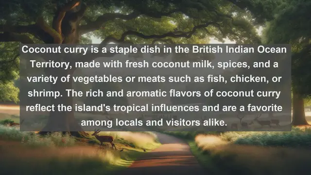 Video thumbnail for Culinary Delights of the British Indian Ocean Territory: Discover the Top 10 Mouthwatering Dishes