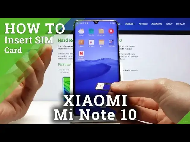 'Video thumbnail for Howw to Insert Nano SIM into Xiaomi Mi Note 10 –  Find SIM Card Slot / Card Input'