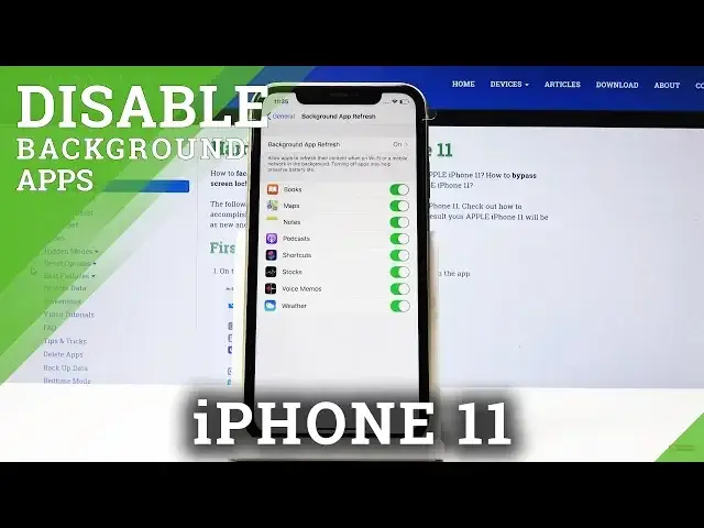 'Video thumbnail for How to Turn Off Background App Refresh in iPhone 11 – Disable Background'