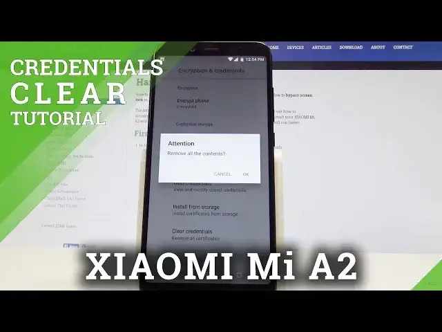 'Video thumbnail for How to Clear All Licenses in Xiaomi Mi A2 - Reset Credentials'