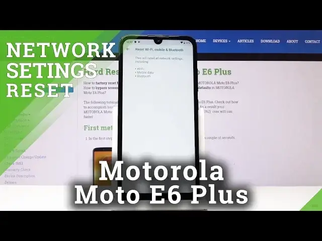 'Video thumbnail for How to Reset Network Settings in Motorola Moto E6 Plus - Restore Network Settings to Default'
