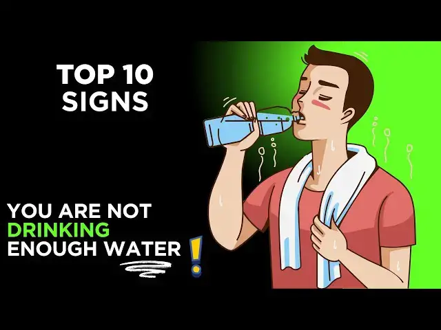 'Video thumbnail for Top 10 Signs You’re Not Drinking Enough Water'