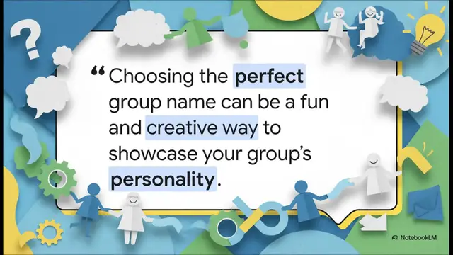 Video thumbnail for Best Group Names for 7 People! Funny, Unique & Cool Team Names for Friends & Chat Groups