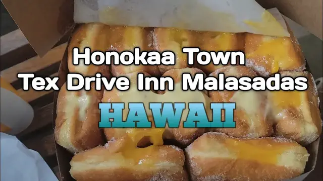 Video thumbnail for Honokaa Town BIG Island Hawaii Tex Drive In Malasadas Tour