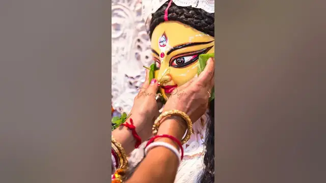 'Video thumbnail for Excited for Durga Puja #viral #youtubeshorts #durgapuja #shorts #temple #navratri #durga'