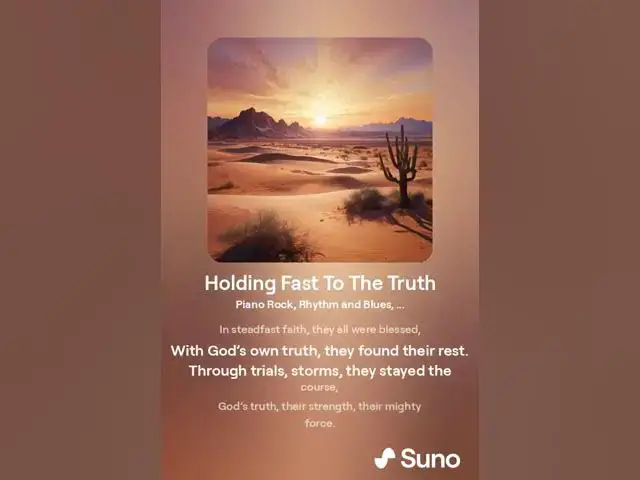 Video thumbnail for Holding Fast To The Truth: A Song of Truth and Trust