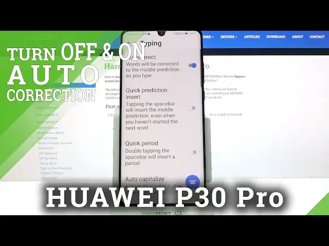 Video thumbnail for Turn On / Deactivate Keyboard Auto-Correction Function - HUAWEI P30 Pro