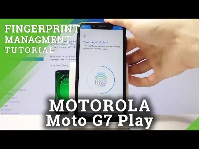 Video thumbnail for How to Set Up Fingerprint in MOTOROLA Moto G7 Play - Add Screen Lock