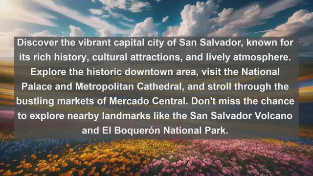Video thumbnail for Discover El Salvador's Beauty: Top 10 Most Beautiful Cities You Must Visit