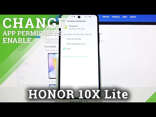 Video thumbnail for How to Manage Apps Permissions in HONOR 10X Lite – Set Up Apps Permissions