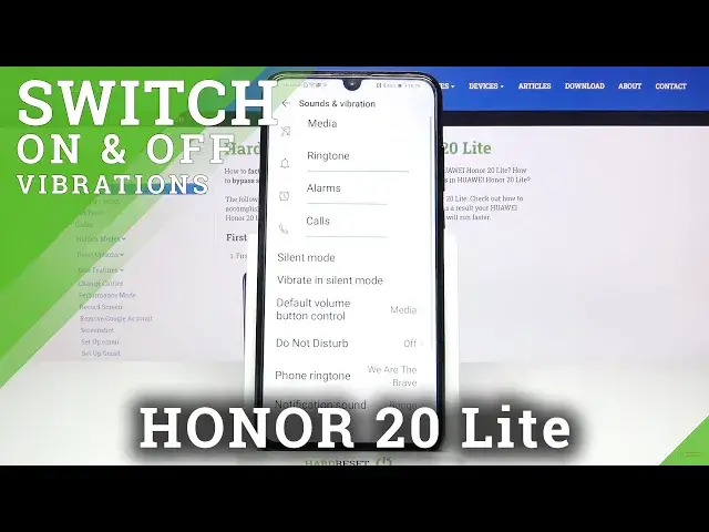 Video thumbnail for Honor 20 Lite - Change Vibration Settings